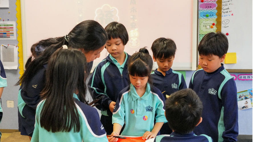 Grade 8 Students Share Cultural Heritage with Grade 1 - Bringing Folk Traditions